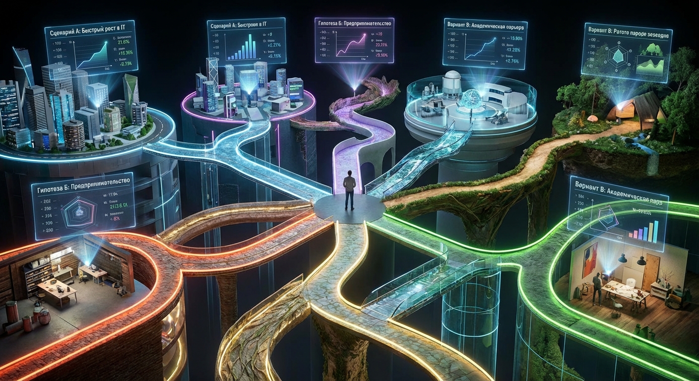 Сценарное планирование профессиональных траекторий и путей развития